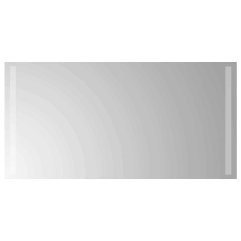 VidaXL Lustro łazienkowe LED przezroczysty 80 x 40 cm szkło hartowane
