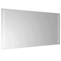 VidaXL Lustro łazienkowe LED przezroczysty 80 x 40 cm szkło hartowane