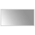 VidaXL Lustro łazienkowe LED przezroczysty 80 x 40 cm szkło hartowane