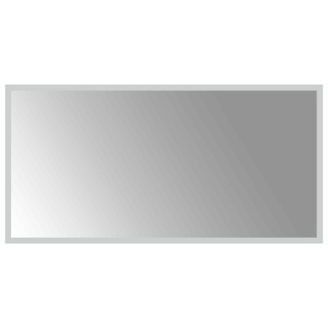 VidaXL Lustro łazienkowe LED przezroczysty 80 x 40 cm szkło hartowane
