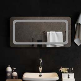 VidaXL Lustro łazienkowe LED przezroczysty 80 x 40 cm szkło hartowane