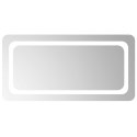 VidaXL Lustro łazienkowe LED przezroczysty 80 x 40 cm szkło hartowane