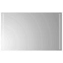 VidaXL Lustro łazienkowe LED przezroczysty 80 x 50 cm szkło hartowane