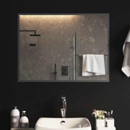 LUSTRO ŁAZIENKOWE LED PRZEZROCZYSTY 80 X 60 CM SZKŁO HARTOWANE