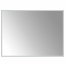 LUSTRO ŁAZIENKOWE LED PRZEZROCZYSTY 80 X 60 CM SZKŁO HARTOWANE