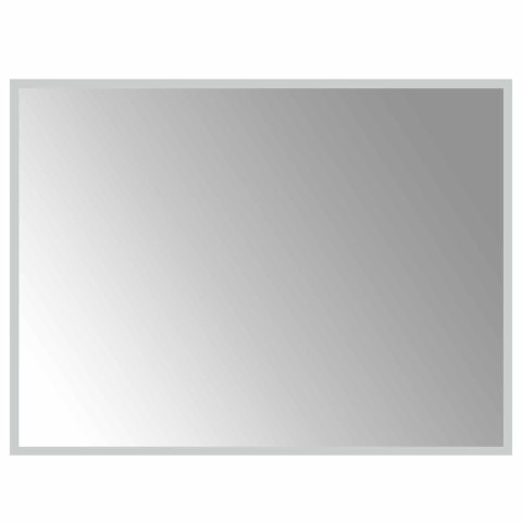 LUSTRO ŁAZIENKOWE LED PRZEZROCZYSTY 80 X 60 CM SZKŁO HARTOWANE