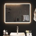 LUSTRO ŁAZIENKOWE LED PRZEZROCZYSTY 80 X 60 CM SZKŁO HARTOWANE