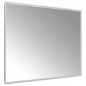 LUSTRO ŁAZIENKOWE LED PRZEZROCZYSTY 80 X 60 CM SZKŁO HARTOWANE