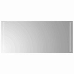LUSTRO ŁAZIENKOWE LED PRZEZROCZYSTY 90 X 40 CM SZKŁO HARTOWANE
