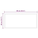 VidaXL Lustro łazienkowe LED przezroczysty 90 x 40 cm szkło hartowane