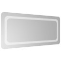 LUSTRO ŁAZIENKOWE LED PRZEZROCZYSTY 90 X 40 CM SZKŁO HARTOWANE