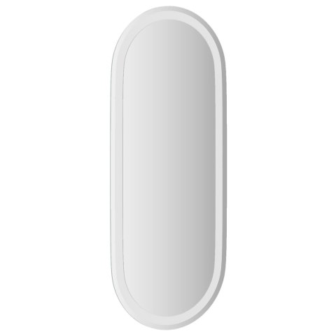LUSTRO ŁAZIENKOWE LED PRZEZROCZYSTY 90 X 40 CM SZKŁO HARTOWANE