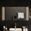 VidaXL Lustro łazienkowe LED przezroczysty 90 x 50 cm szkło hartowane