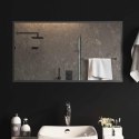 LUSTRO ŁAZIENKOWE LED PRZEZROCZYSTY 90 X 50 CM SZKŁO HARTOWANE