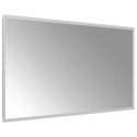 LUSTRO ŁAZIENKOWE LED PRZEZROCZYSTY 90 X 50 CM SZKŁO HARTOWANE