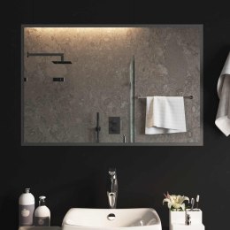 VidaXL Lustro łazienkowe LED przezroczysty 90 x 60 cm szkło hartowane