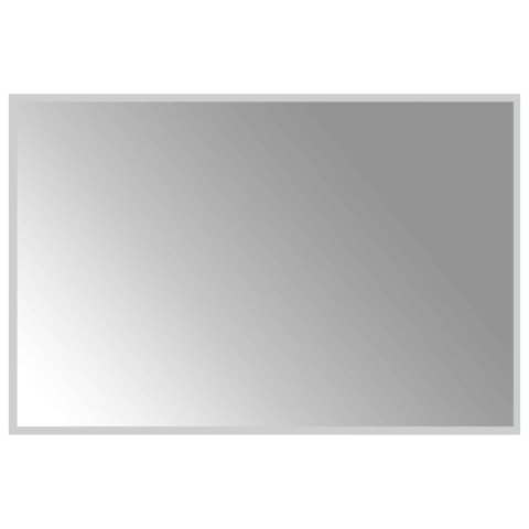 VidaXL Lustro łazienkowe LED przezroczysty 90 x 60 cm szkło hartowane