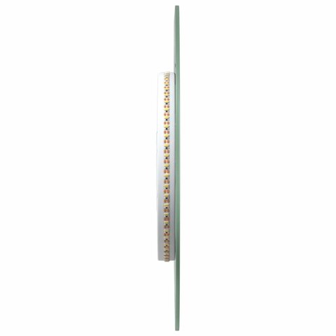 LUSTRO ŁAZIENKOWE LED PRZEZROCZYSTY Ø 40 CM SZKŁO HARTOWANE