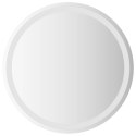 VidaXL Lustro łazienkowe LED przezroczysty Ø 60 cm szkło hartowane