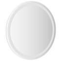 VidaXL Lustro łazienkowe LED przezroczysty Ø 60 cm szkło hartowane