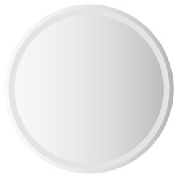 VidaXL Lustro łazienkowe LED przezroczysty Ø 70 cm szkło hartowane