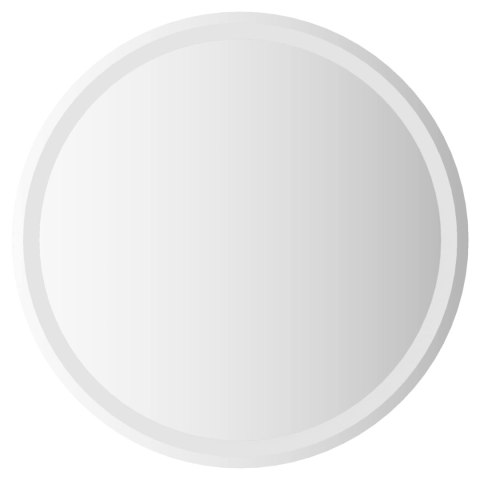 VidaXL Lustro łazienkowe LED przezroczysty Ø 70 cm szkło hartowane