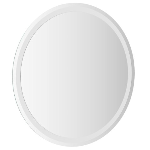 VidaXL Lustro łazienkowe LED przezroczysty Ø 70 cm szkło hartowane