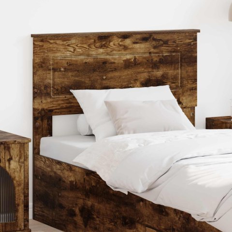 VidaXL Zagłówek Dąb wędzony Materiał drewnopochodny