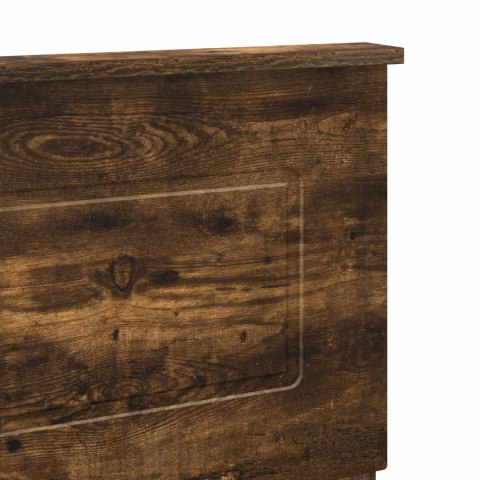 VidaXL Zagłówek Dąb wędzony Materiał drewnopochodny