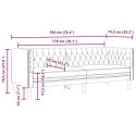 VidaXL Sofa Chesterfield, 3-os., bordowa, tapicerowana sztuczną skórą
