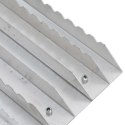 VidaXL Zgrzebła dla konia, 3 szt., srebrne, aluminiowe