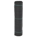 VidaXL Agrowłóknina antychwastowa, czarna, 0,5x100 m, PP