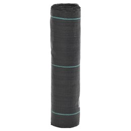 VidaXL Agrowłóknina antychwastowa, czarna, 0,5x100 m, PP