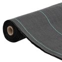 VidaXL Agrowłóknina antychwastowa, czarna, 0,5x100 m, PP