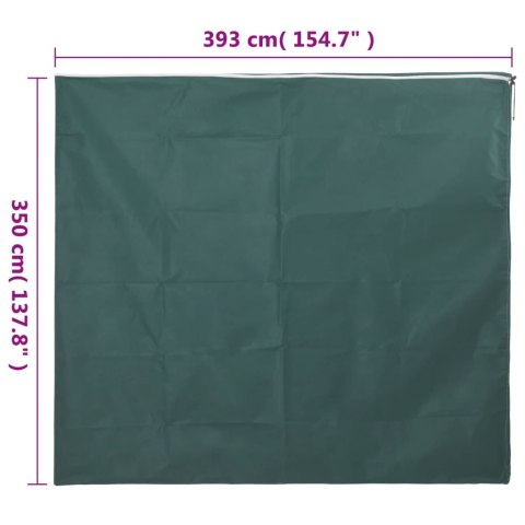 VidaXL Kaptury ochronne z suwakiem, 2 szt., 70 g/m² 3,93x3,5 m
