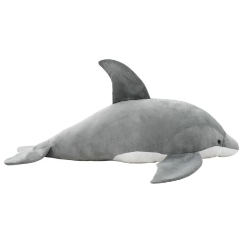 VidaXL Pluszowy delfin przytulanka, szary