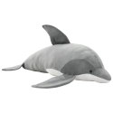 VidaXL Pluszowy delfin przytulanka, szary