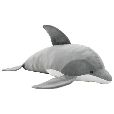 VidaXL Pluszowy delfin przytulanka, szary