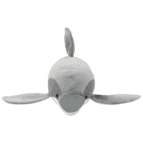 VidaXL Pluszowy delfin przytulanka, szary