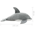 VidaXL Pluszowy delfin przytulanka, szary