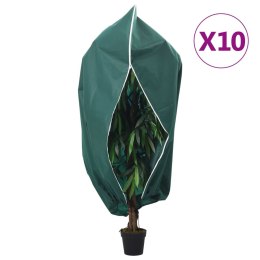 VidaXL Kaptury ochronne z suwakiem, 10 szt., 70 g/m² 2,36x2 m