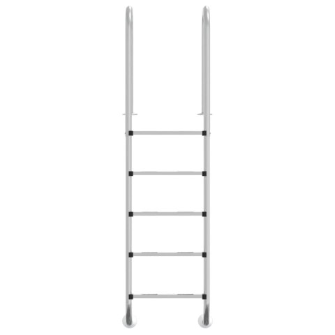 VidaXL Drabinka do basenu, 54x38x211 cm, stal nierdzewna 304