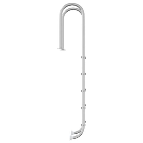 VidaXL Drabinka do basenu, 54x38x211 cm, stal nierdzewna 304