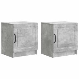 VidaXL Szafka Nocna 2 pcs Betonowy szary 43 x 34,5 x 47 cm