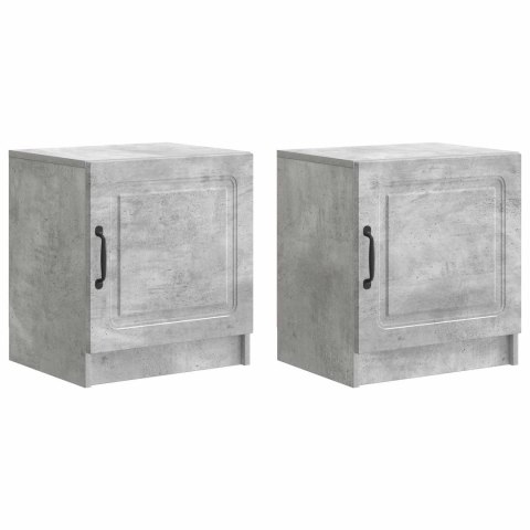 VidaXL Szafka Nocna 2 pcs Betonowy szary 43 x 34,5 x 47 cm