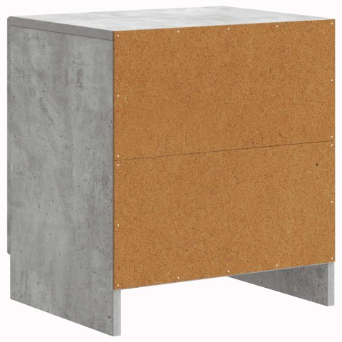 VidaXL Szafka Nocna 2 pcs Betonowy szary 43 x 34,5 x 47 cm
