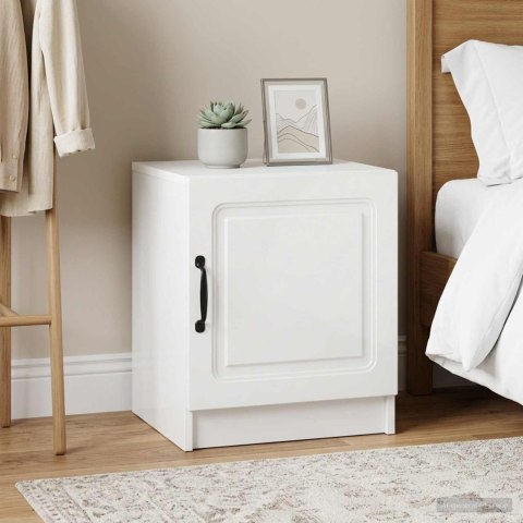 VidaXL Szafka Nocna 2 pcs Biały wysoki połysk 43 x 34,5 x 47 cm