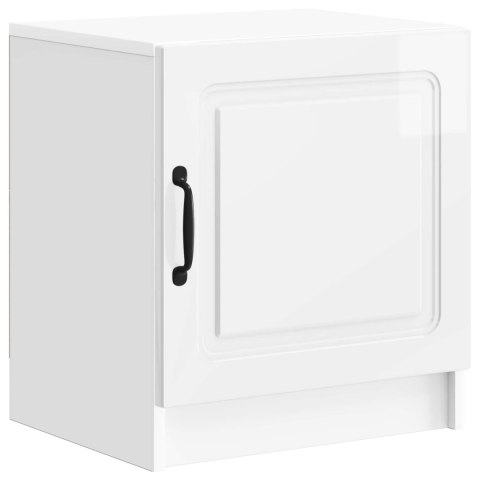 VidaXL Szafka Nocna 2 pcs Biały wysoki połysk 43 x 34,5 x 47 cm