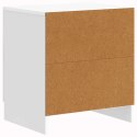 VidaXL Szafka Nocna 2 pcs Biały wysoki połysk 43 x 34,5 x 47 cm