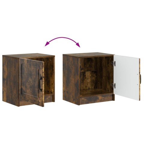VidaXL Szafka Nocna 2 pcs Dąb wędzony 43 x 34,5 x 47 cm